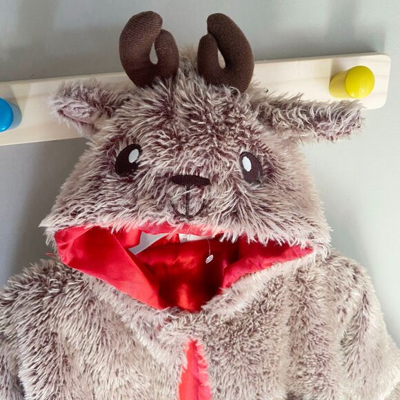 NWOT Baby Gund Whimsy Wishes Reindeer Cape Coat 6-18m - Picture 2 of 8